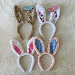 Bundle of 4 Easter Bunny Ear Kids Headbands